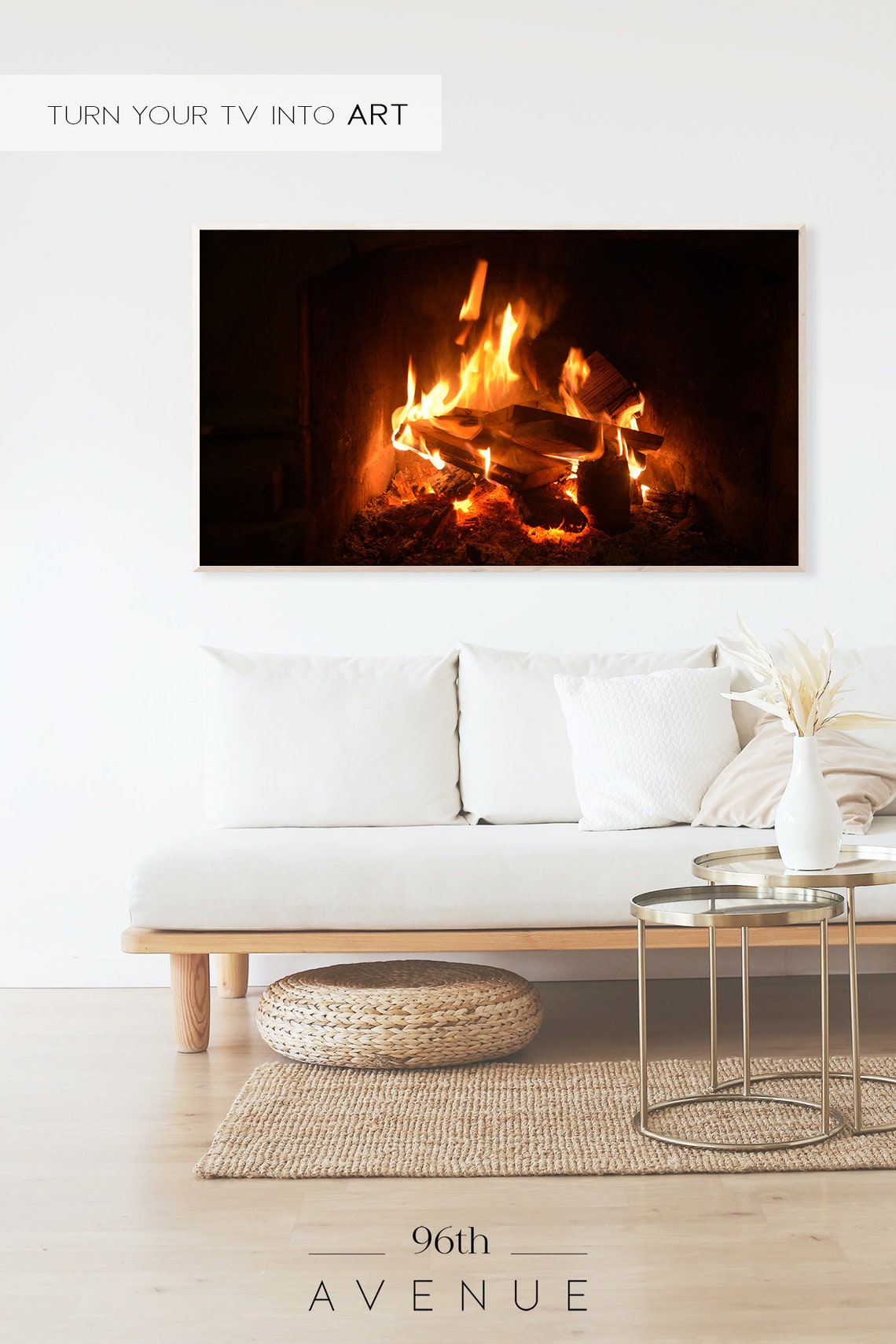 Fire Frame - Abstract Modern Art - Image 2