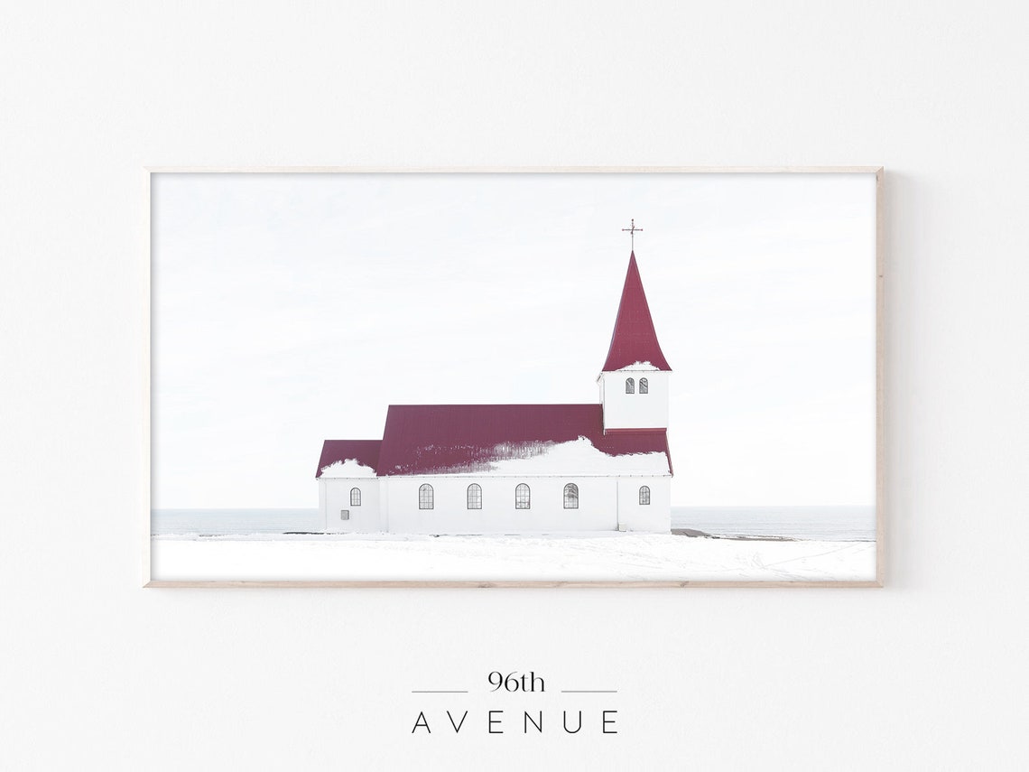 Frame Tv Art Iceland Church Smart Tv Art