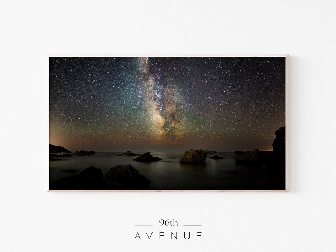 Milky Way Abstract Wall Art Print for TV
