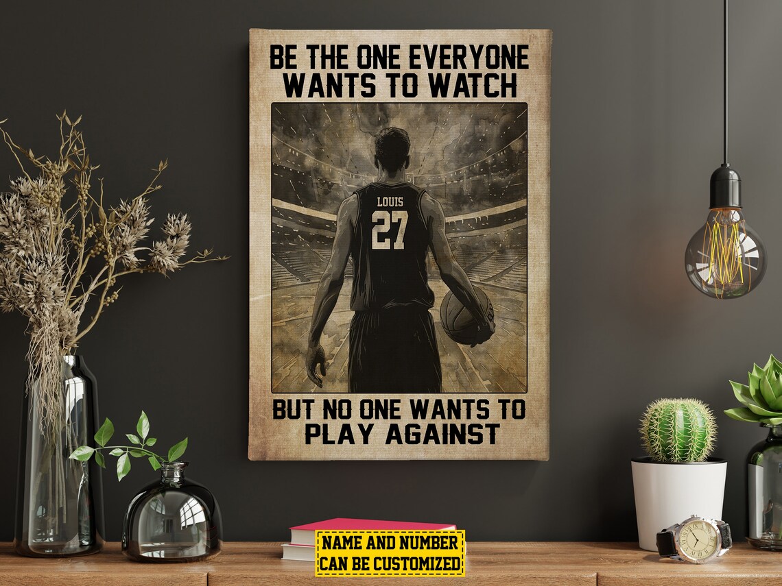 Basketball Motivation Personalized Art Print - Image 6