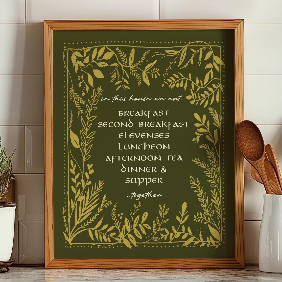 Second Breakfast, Lord of the Rings Hobbit Art Print