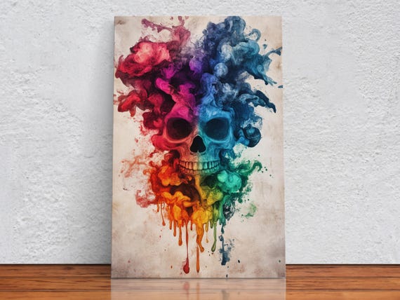 Cosmic Colorful Swirl Design Art Print