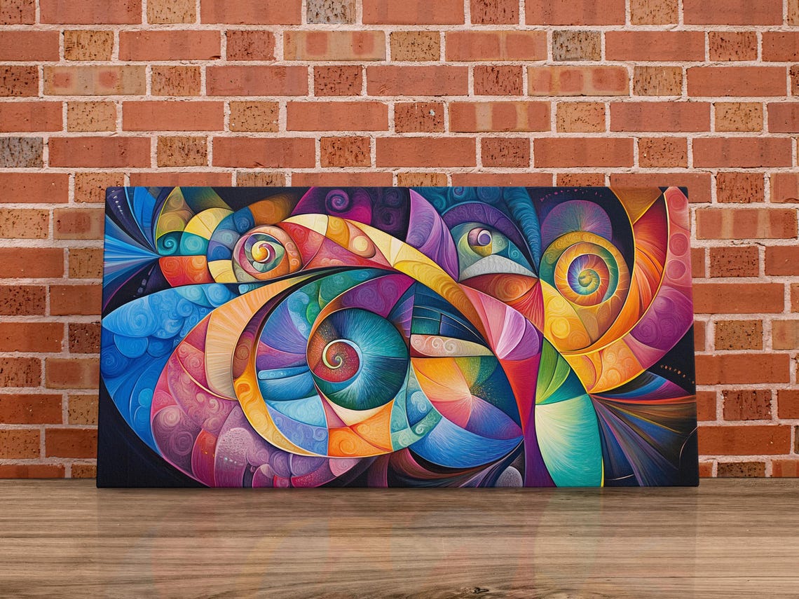 Abstract Spirals - Modern Art Print - Image 4
