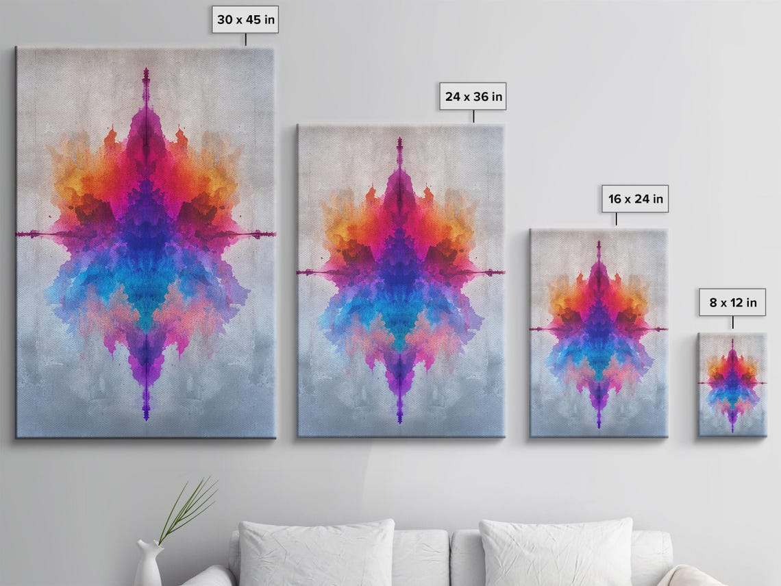Vivid Abstract, Colorful Modern Art - Image 3