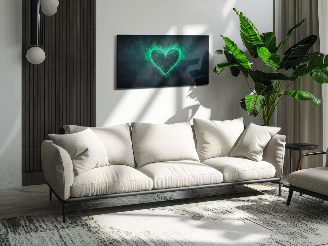 Romantic Heart Splash, Valentines Day Decor - Image 2