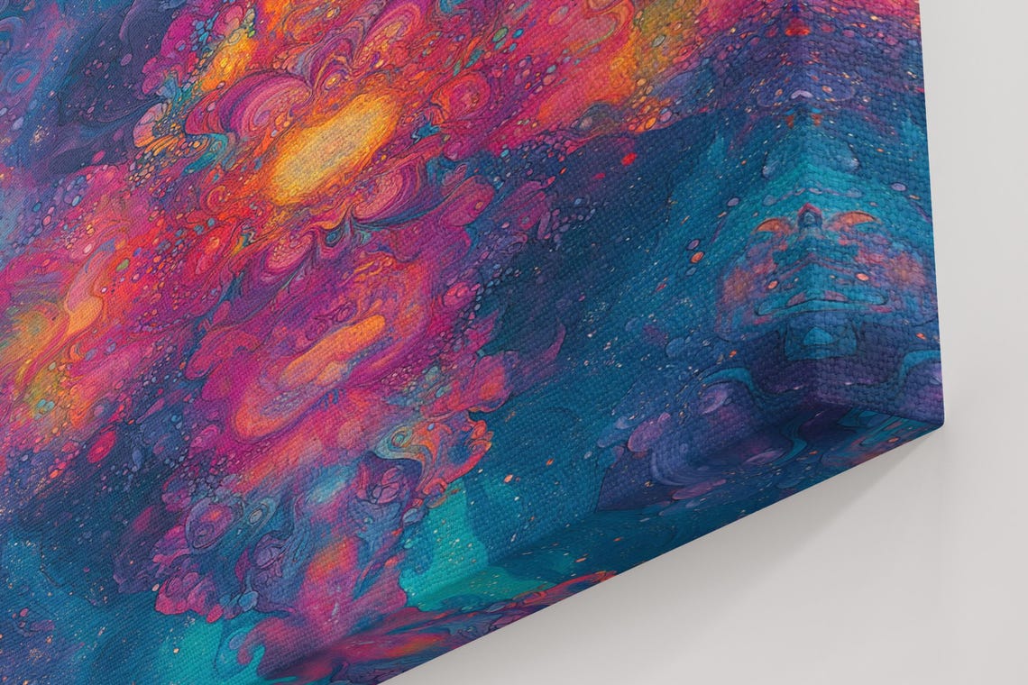 Cosmic Dreamscape Symmetry Art Print - Image 5
