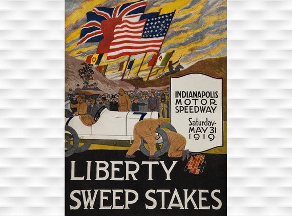 1919 Indianapolis Motor Speedway Indy 500