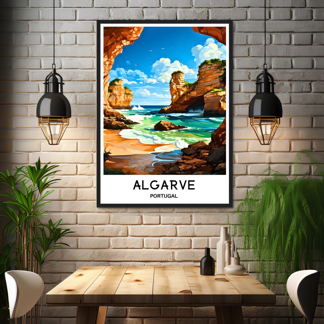 Algarve Travel Poster, Portugal Wall Decor - Image 2