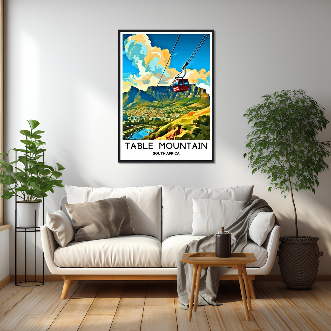 Table Mountain Cable Car Gondola Ride Cape Town South Africa Poster - Image 2