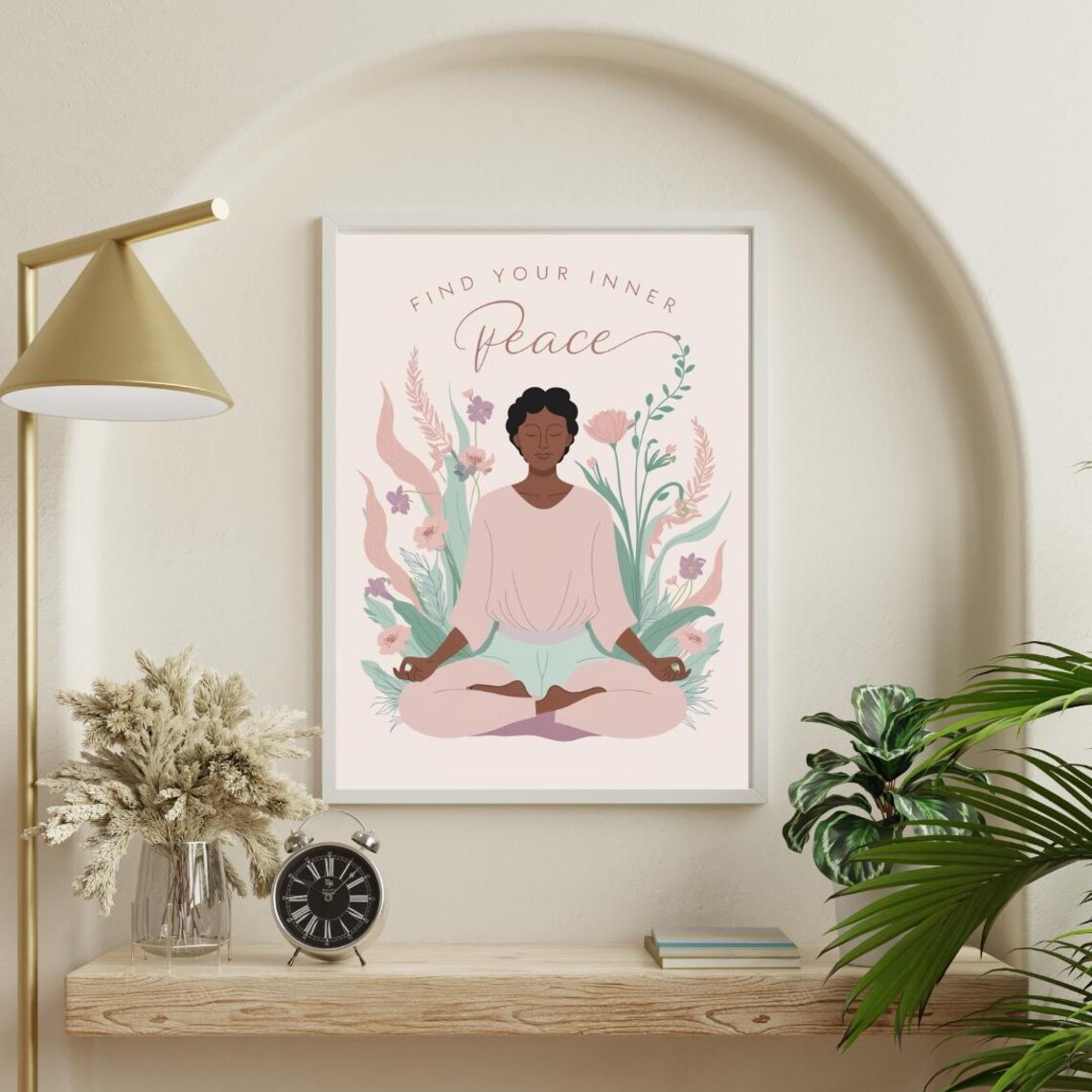 Find Your Inner Peace, Yoga Room Meditation Print - Image 2