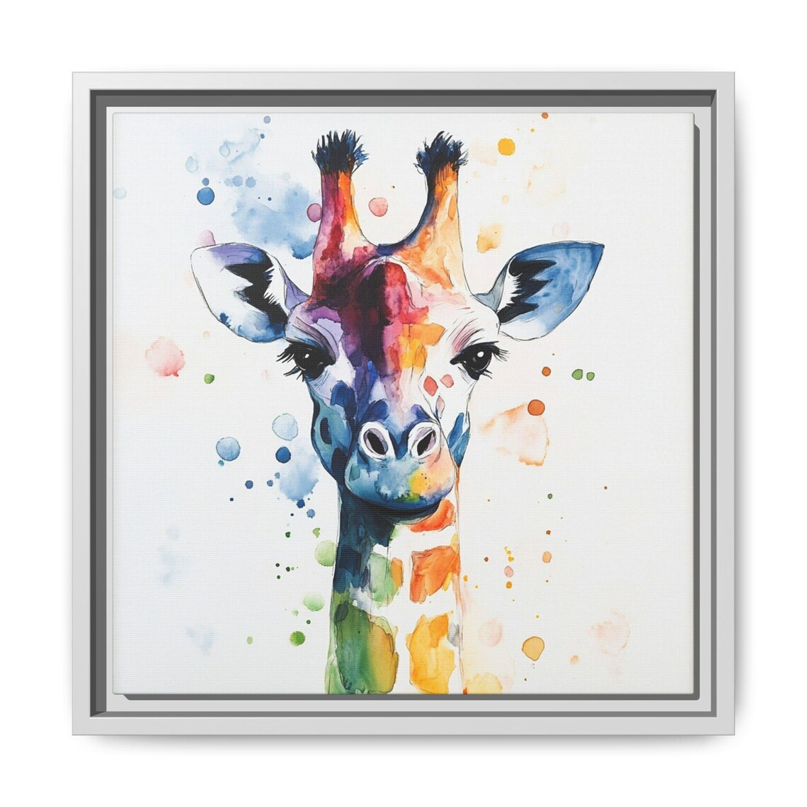 Giraffe Watercolor Art Print, Nursery Decor - Image 4