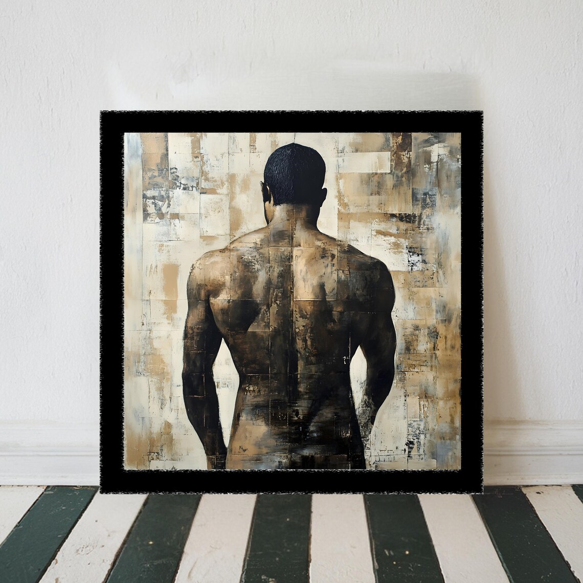Masculine Abstract Nude Male, Stylish Gift - Image 3
