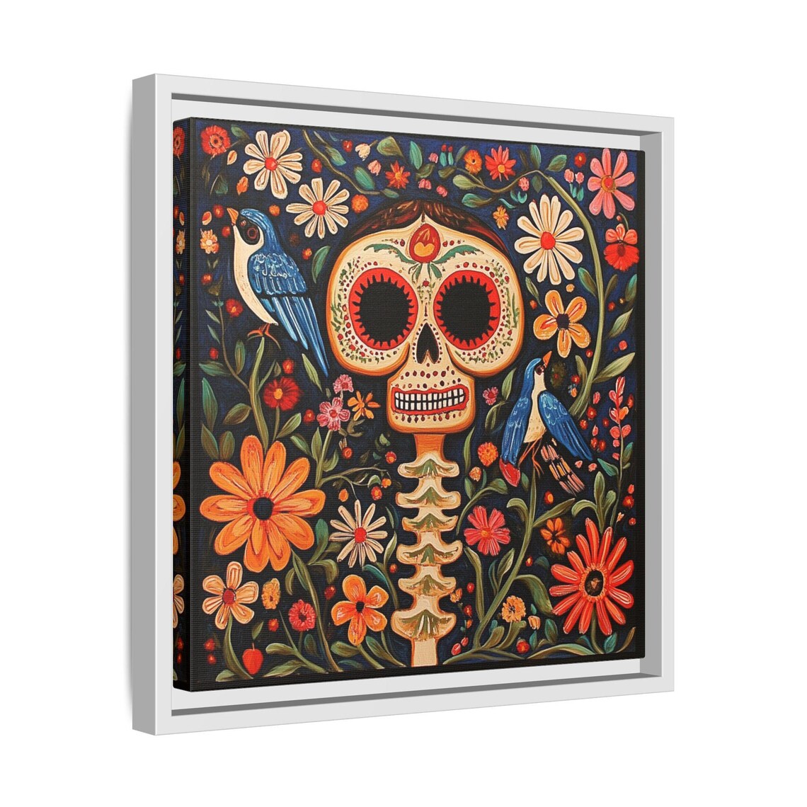 Mexican Folk Art Tree Bird And Botanical Image - Image 4
