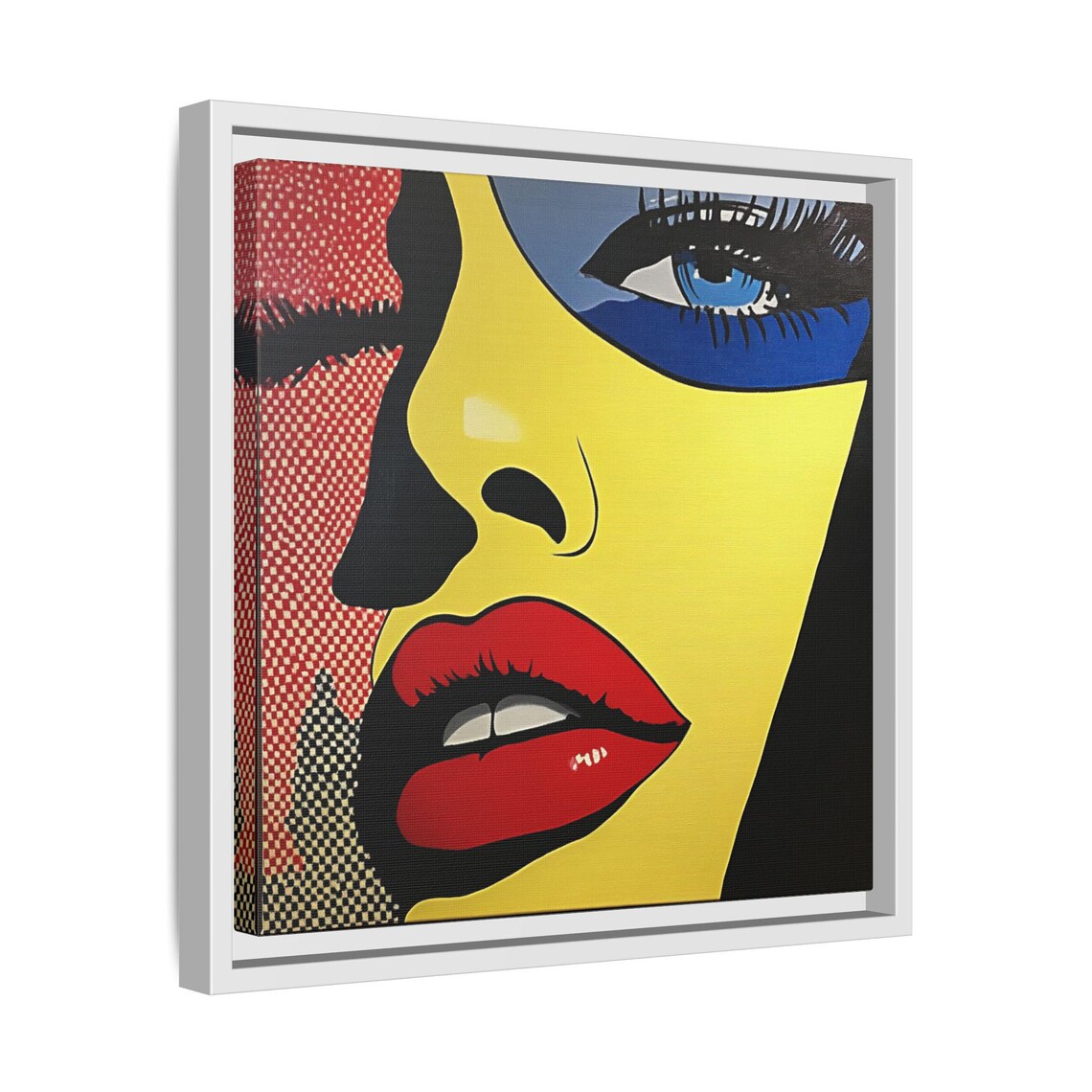 Lichtenstein Inspired Pop Art, Modern Art Painting - Image 4