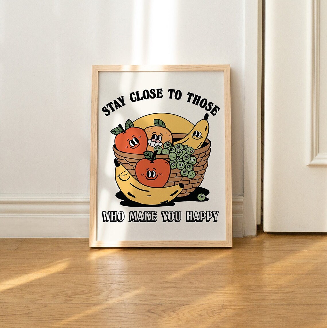 Retro Fruit Print, Vintage Market Illustration - Image 2