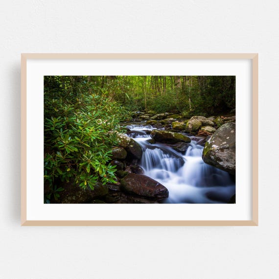Tennessee Print Nature Wall Art Forest Framed Waterfall Home Decor Landscape Poster Scenic Fine Botanical Photography