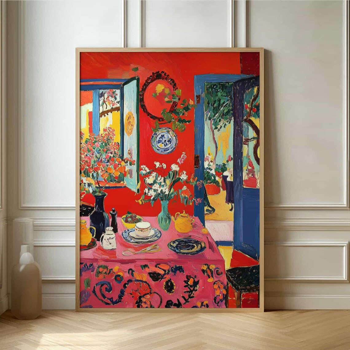 Fauvist Interior Kitchen Wall Poster Art Print