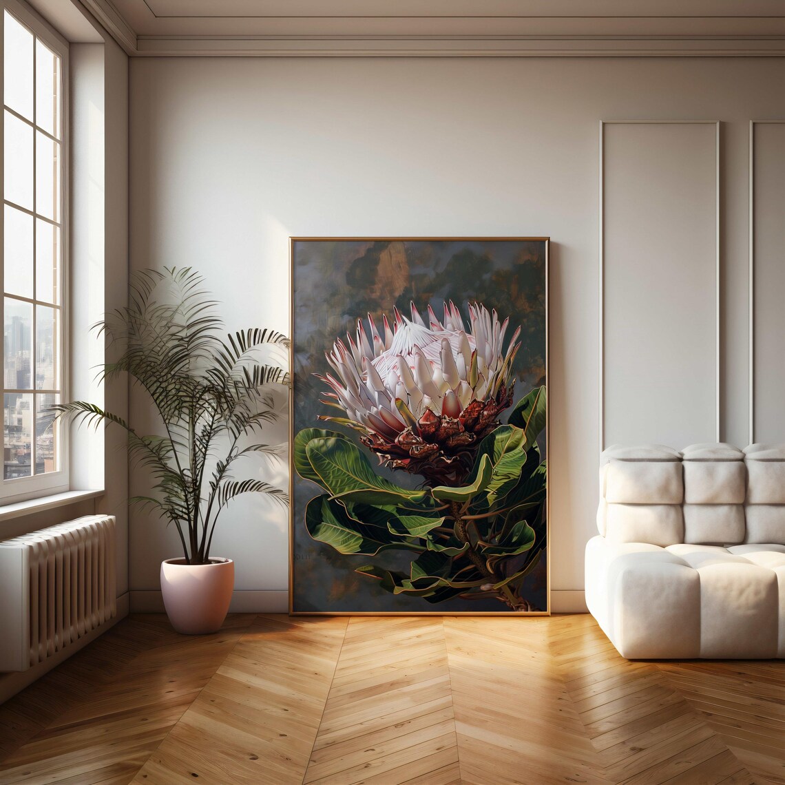 Protea Flower Botanical Poster, Floral Wall Art Print - Image 2