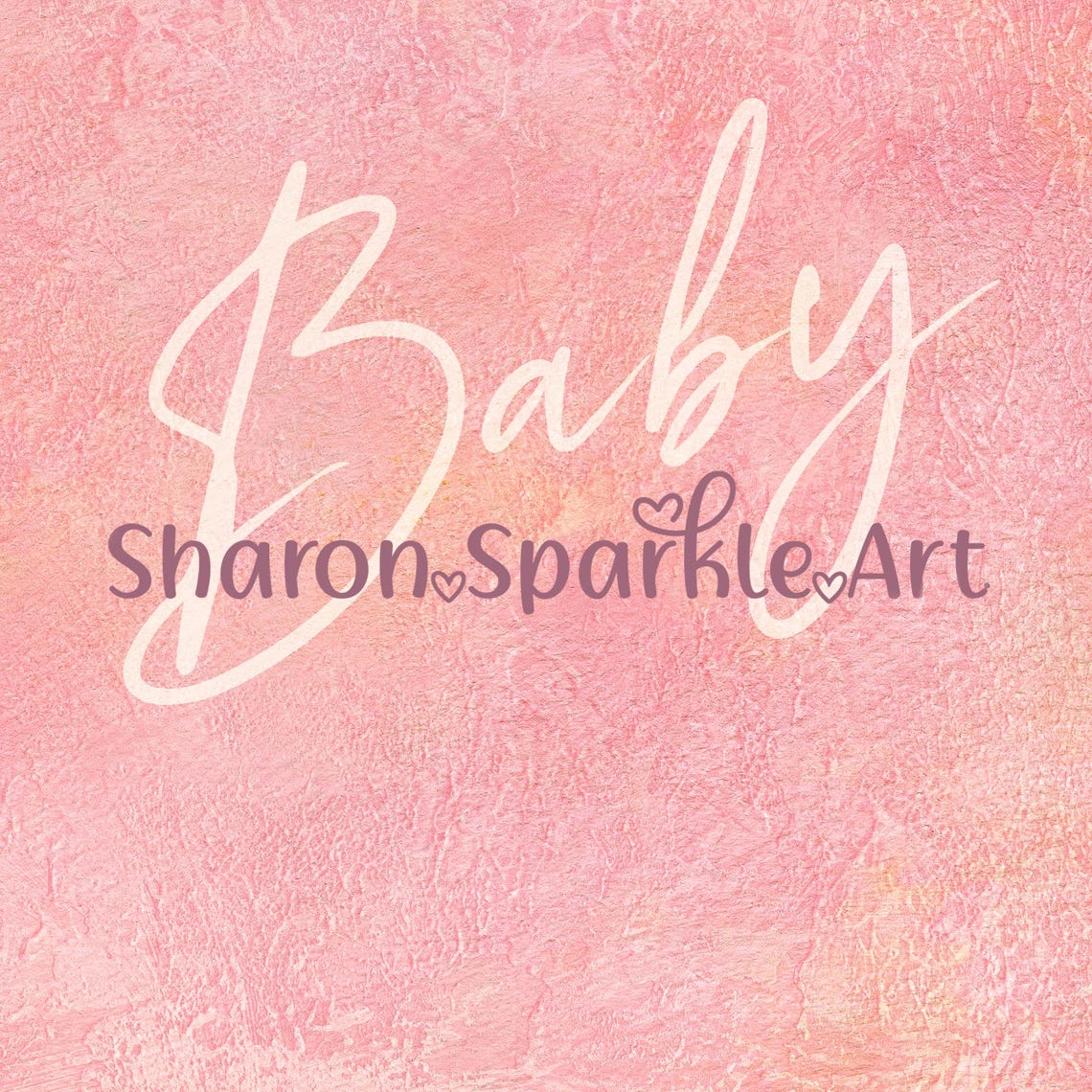 Frame Tv Art Baby Shower Decor Hello Baby Tv Picture Pink Baby Shower Party Decor Screen Minimalistic Girl Baby Shower Tv Decor - Image 3