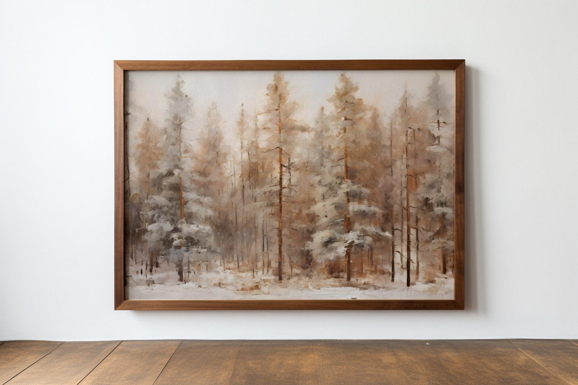 Misty Pines Antique Print - Image 3