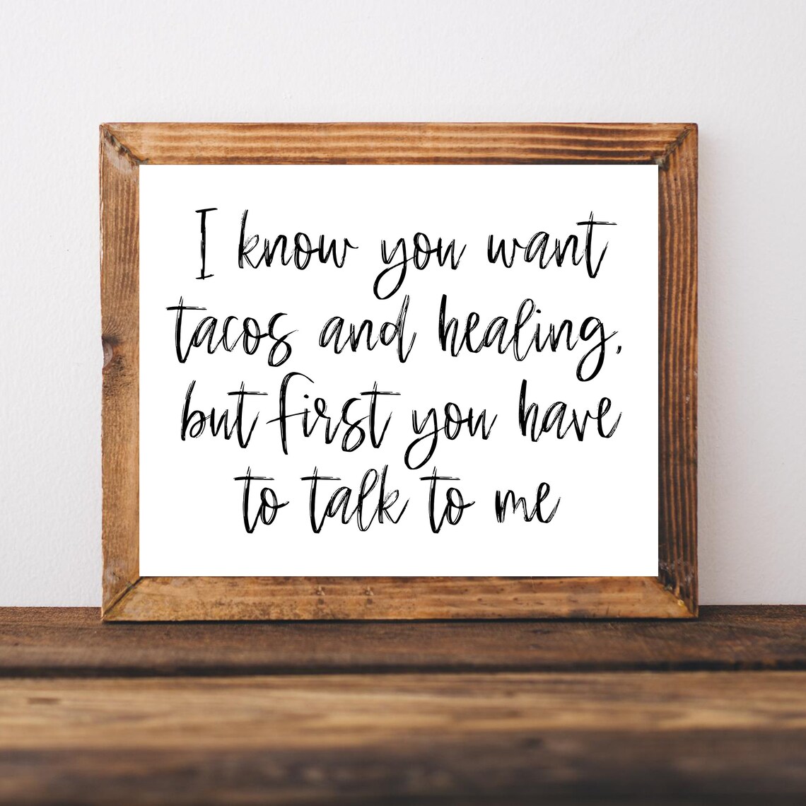 Therapist Sign Gifts, Funny Office Decor Poster