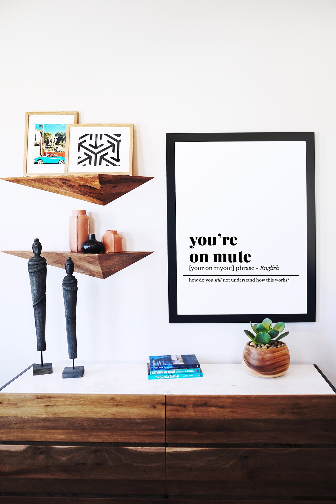 You're on Mute Funny Definition Poster Zoom Meeting Humor Decor - Image 5