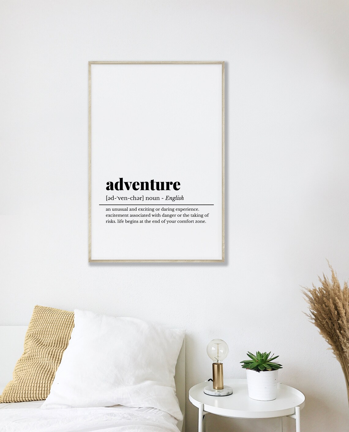 Adventure Definition Dictionary Art Travel Quote Wanderlust Wall Poster - Image 4