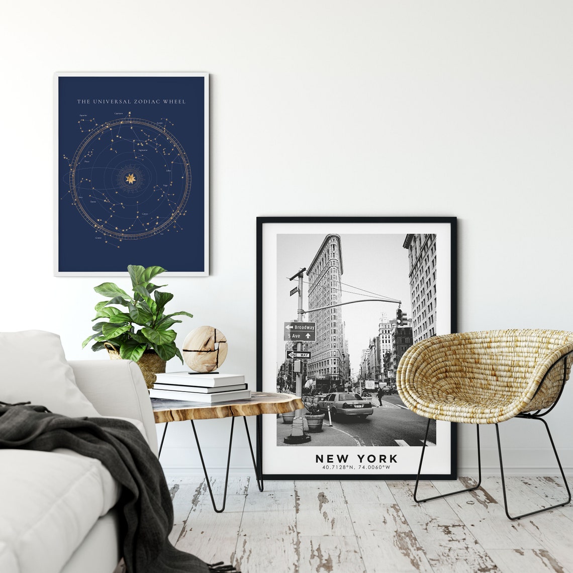 Astrological Chart Poster Astrology Map Astral Chart Print Zodiac Wheel Celestial Map Astrology Artwork Constellations Wheel Zodiac - Image 3