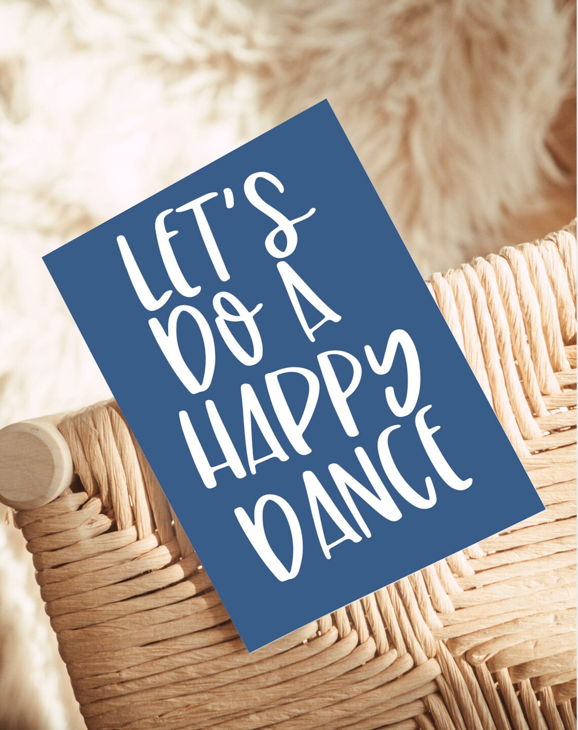 Let's Do A Happy Dance Congratulations Card Print - Image 2