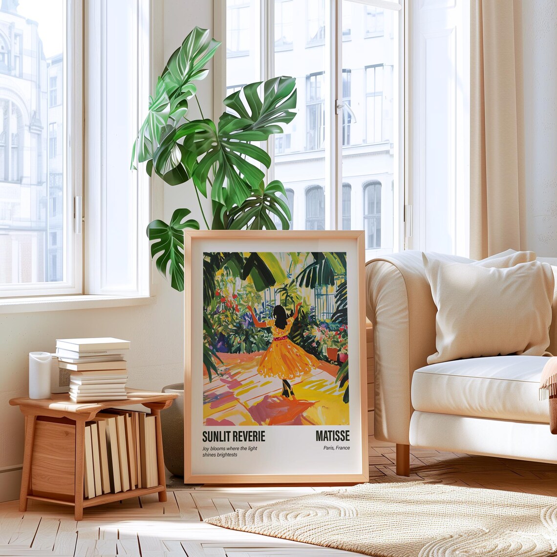 Matisse Inspired Sunlit Reverie, Abstract Fauvist Poster - Image 4
