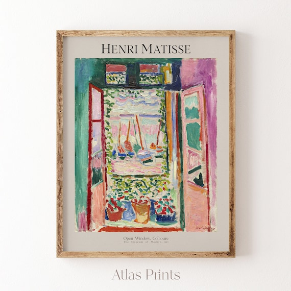 Henri Matisse Open Window Collioure Colorful Modern Art Museum Poster