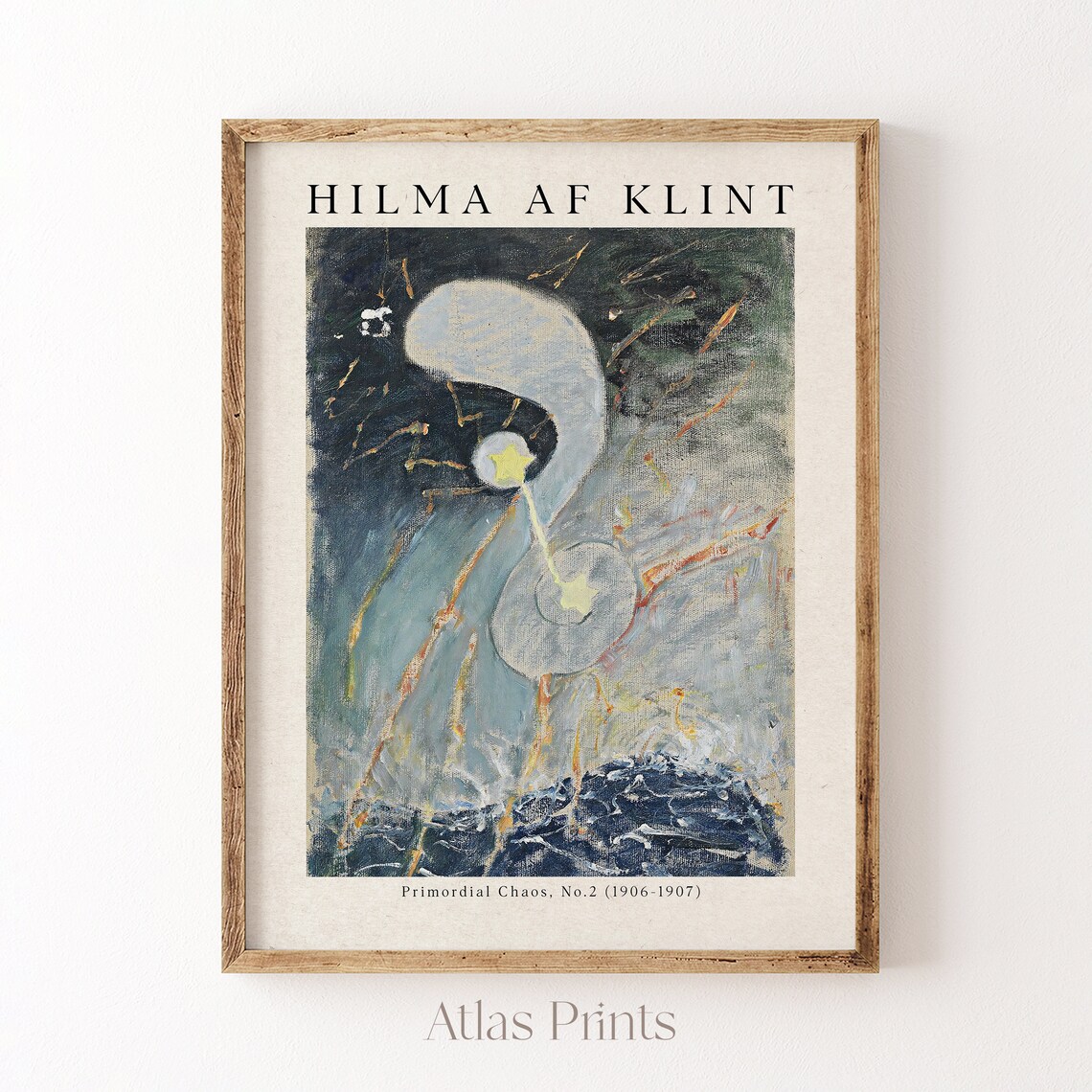 Hilma af Klint Primordial Chaos No 2 1906 Abstract Spiritual Poster