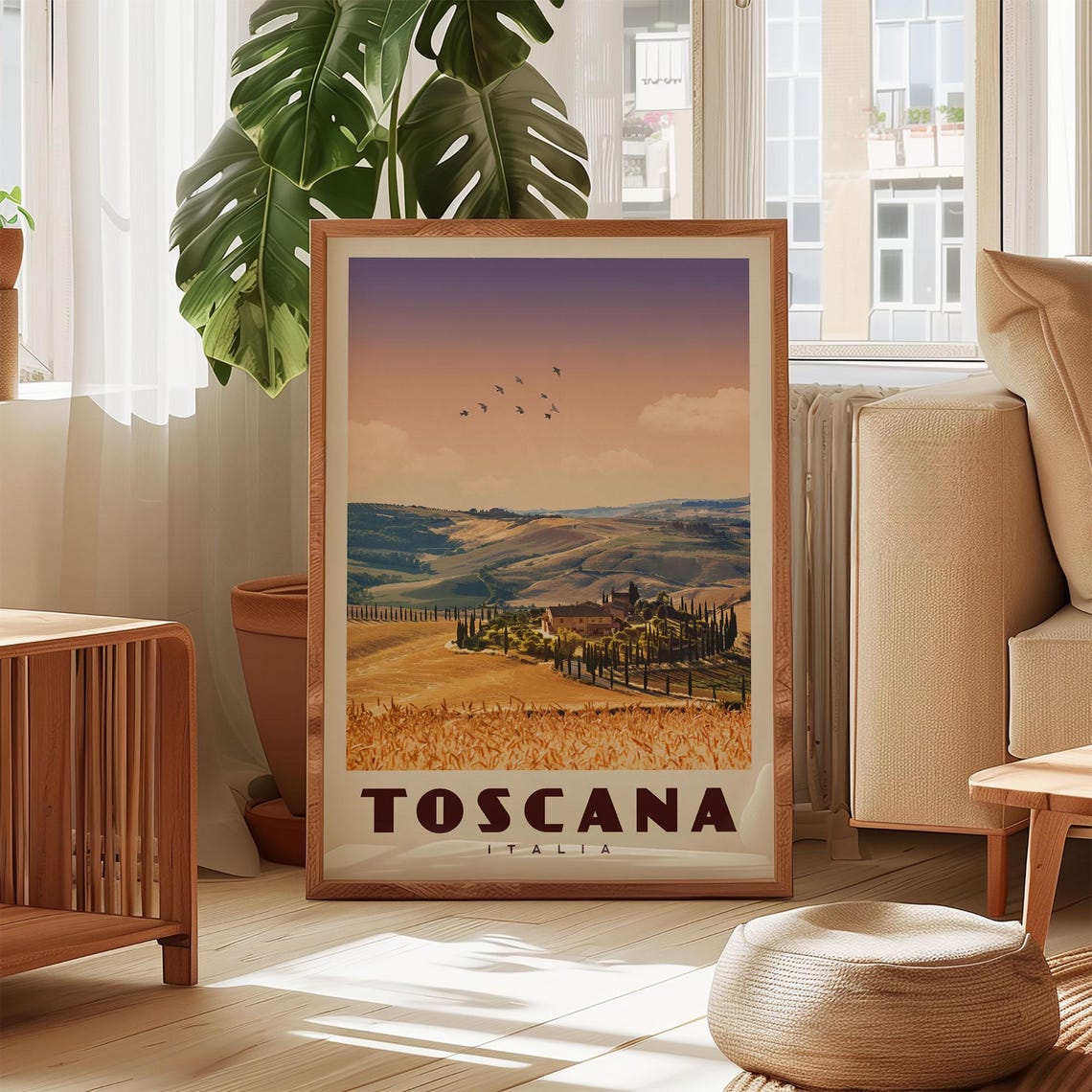 Tuscany Italy Travel Poster