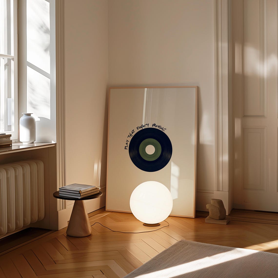 Play That Funky Music Minimalist Vinyl Record Music Art Poster - Image 6