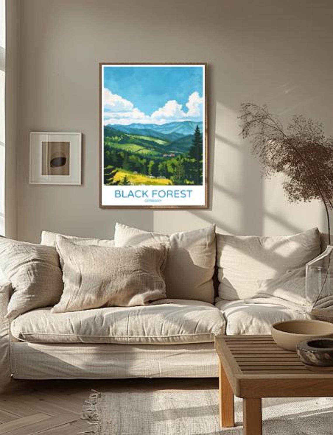 Black Forest Germany Mountain Woodland Landscape Travel Poster - Image 2