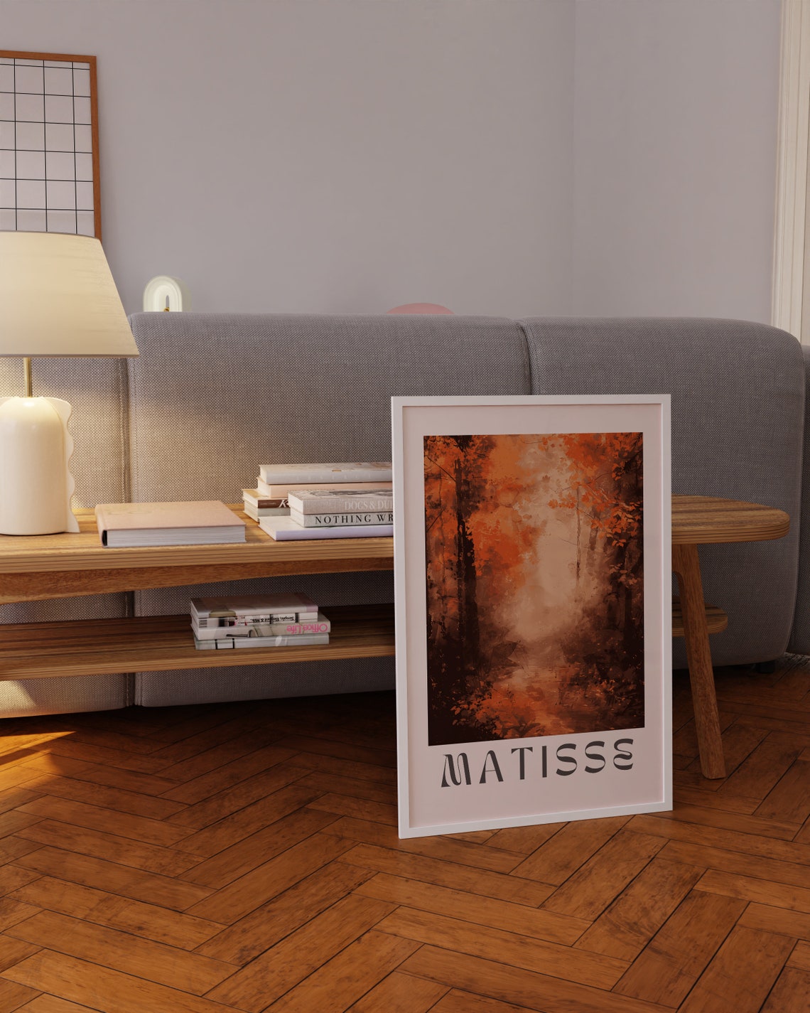 Henri Matisse Misty Autumn Forest Path Glowing Morning Poster - Image 3