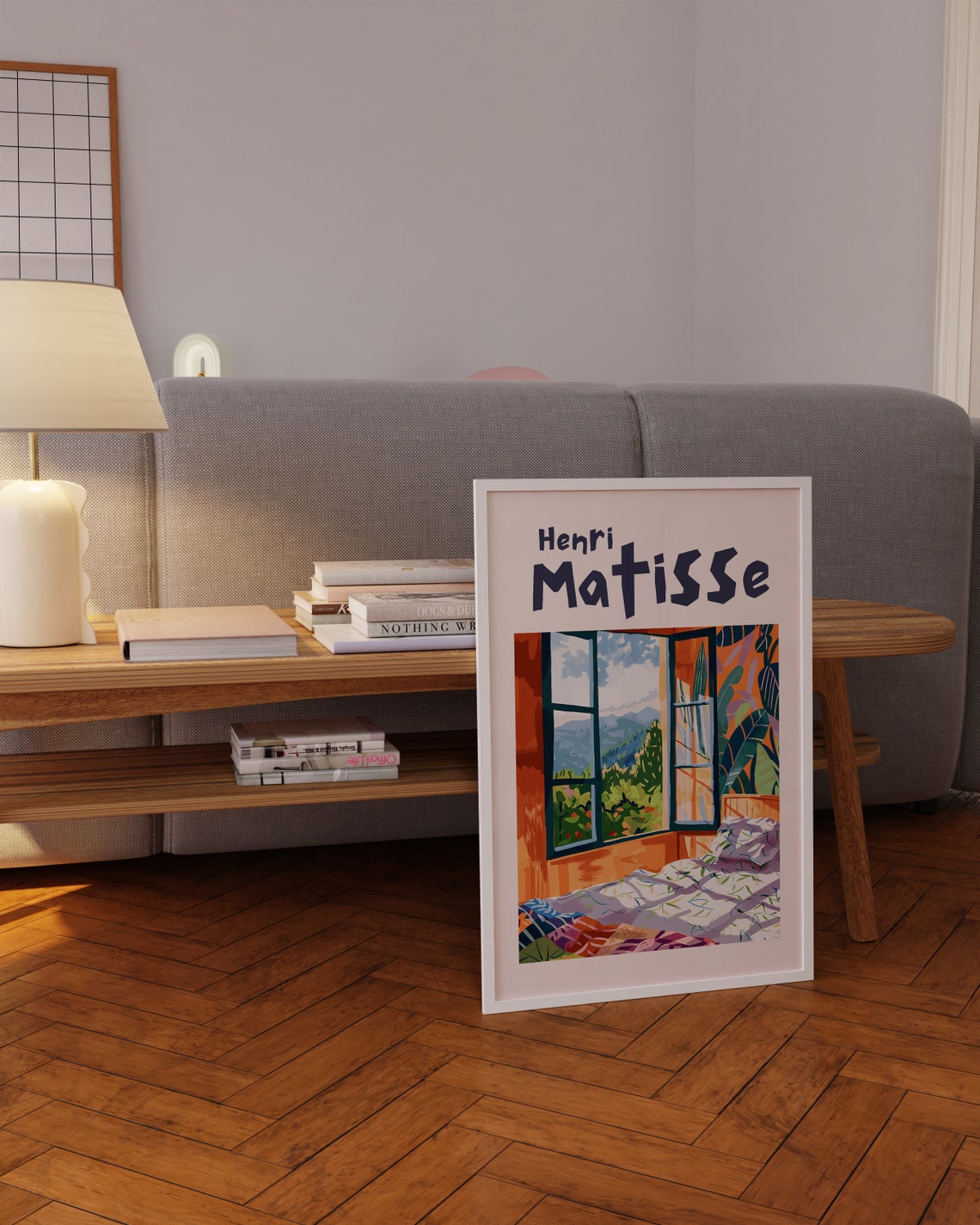 Henri Matisse Cozy Bedroom Window With Mountain View Morning Poster - Image 3