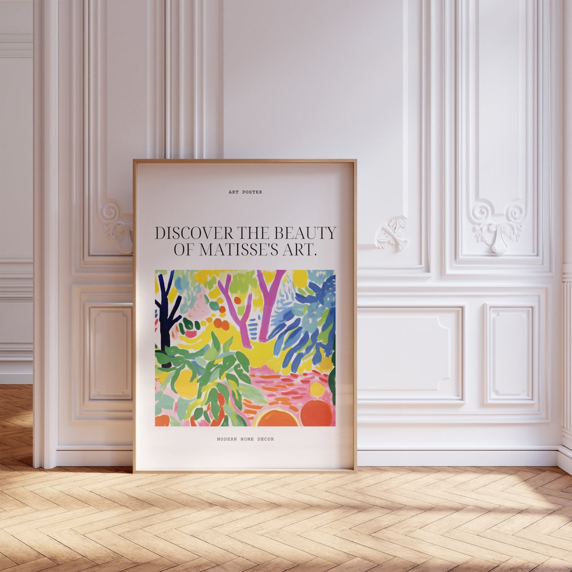Henri Matisse Bright Yellow Garden Vibrant Landscape Fauvist Poster - Image 5