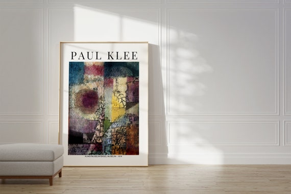 Paul Klee Poster Art Museum Exhibition Print Paul Klee Gallery Wall Art Paul Klee Print Abstract Art Exhibition Poster Art Prints