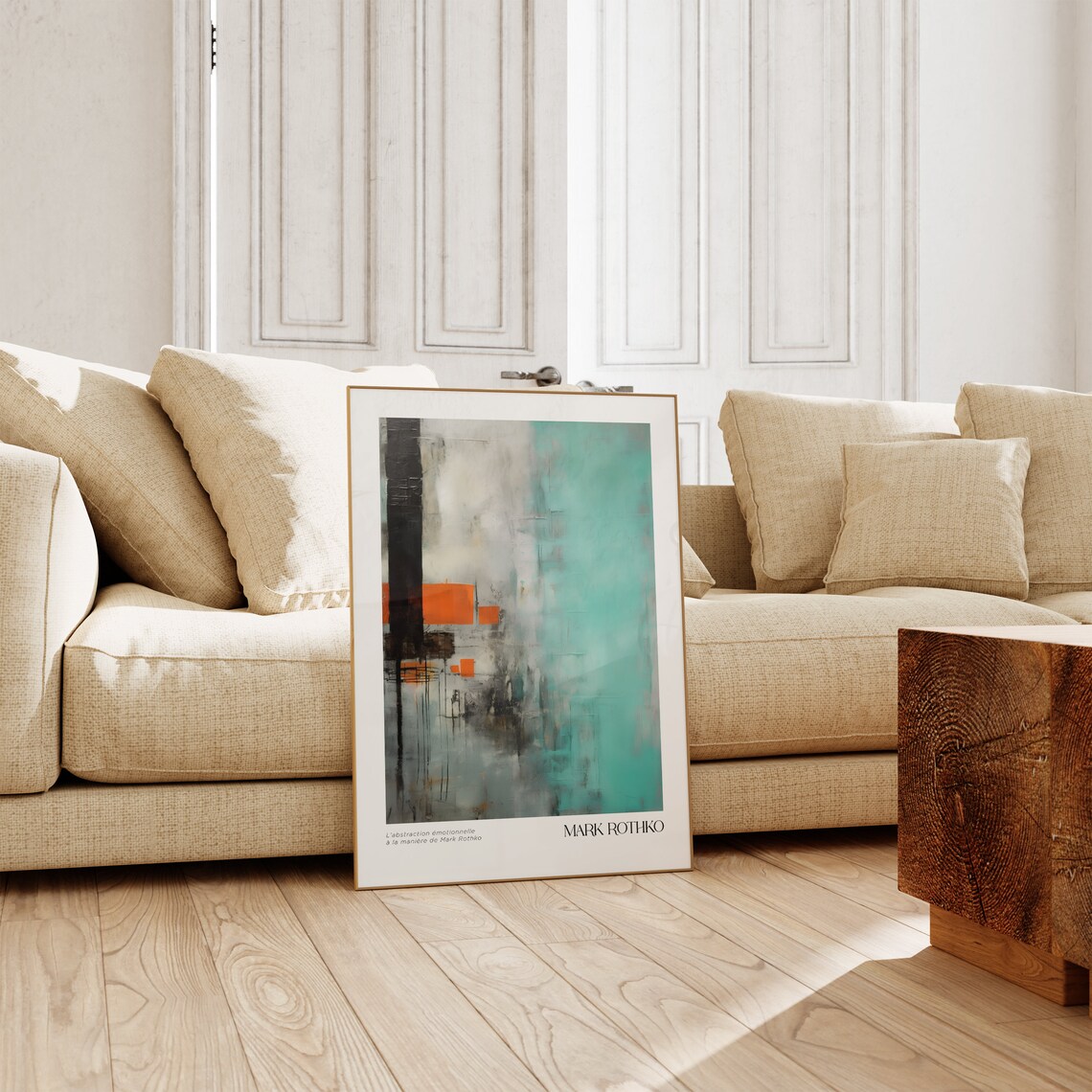 Mark Rothko Exhibition Poster, Museum Wall Art Print - Image 3