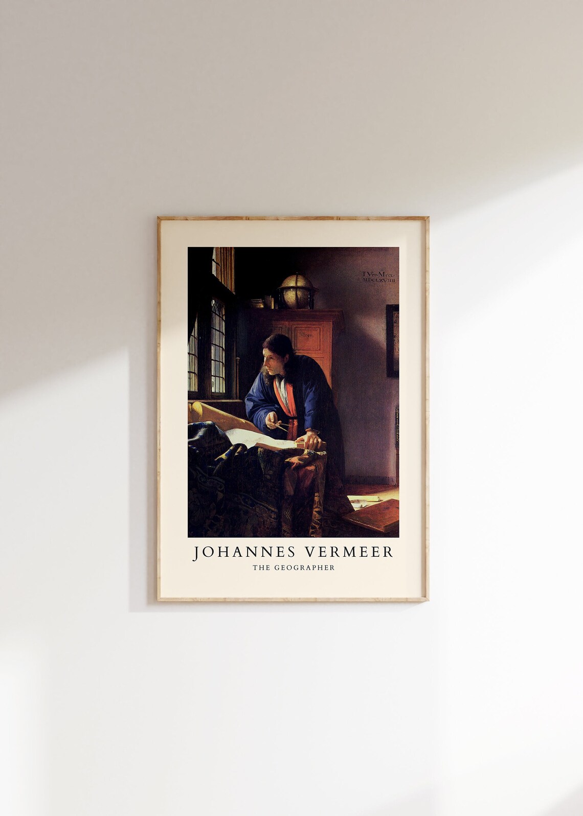 Johannes Vermeer Girl with a Wineglass Red Dress Museum Art Poster