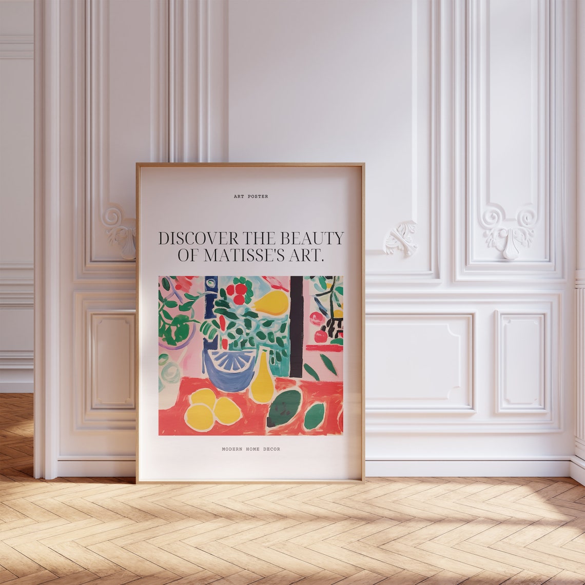 Henri Matisse Red Tablecloth Fruit Still Life Classic Poster - Image 5
