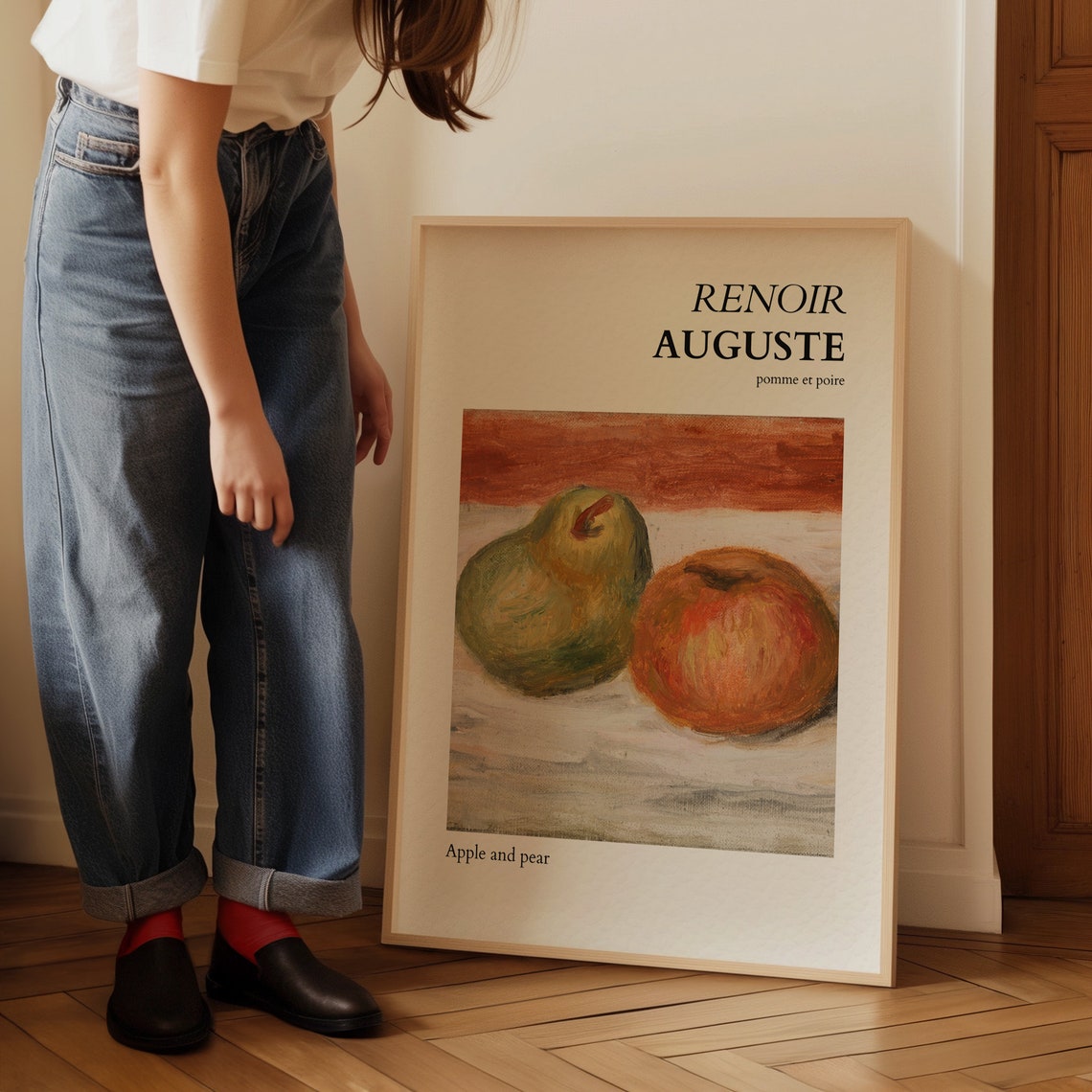 Auguste Renoir Apple And Pear Impressionist Fruit Art Poster - Image 3