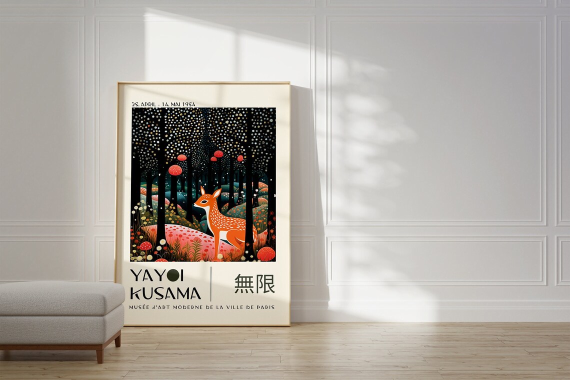 Yayoi Kusama Home Wall Art Print