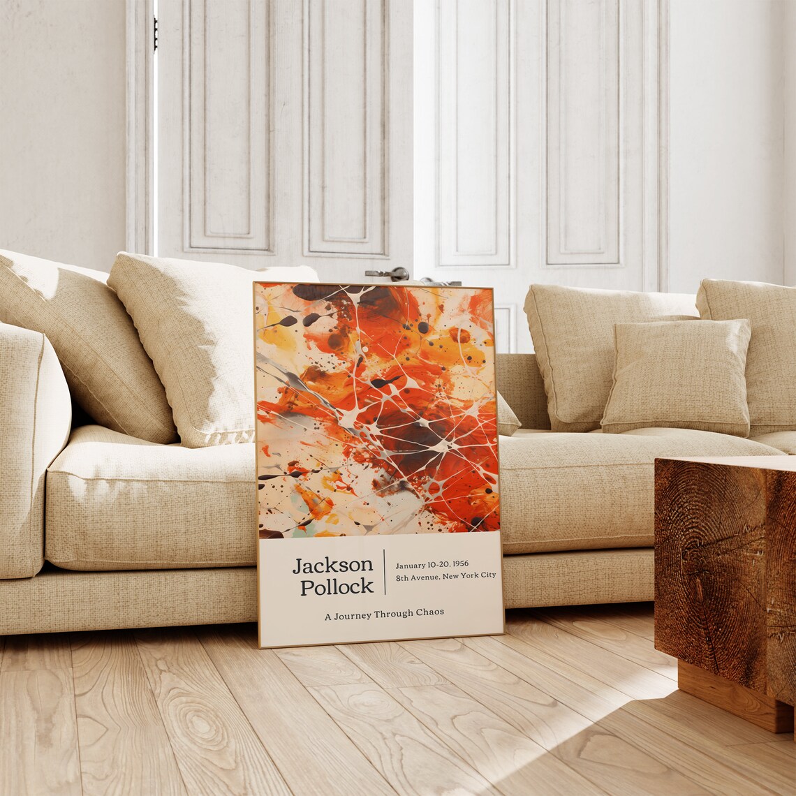 Jackson Pollock Trendy Poster Print - Image 4