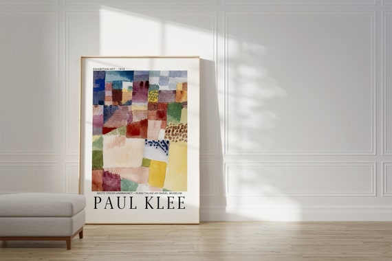 Paul Klee Poster Art Museum Exhibition Print Paul Klee Gallery Wall Art Paul Klee Print Abstract Art Exhibition Poster Art Prints