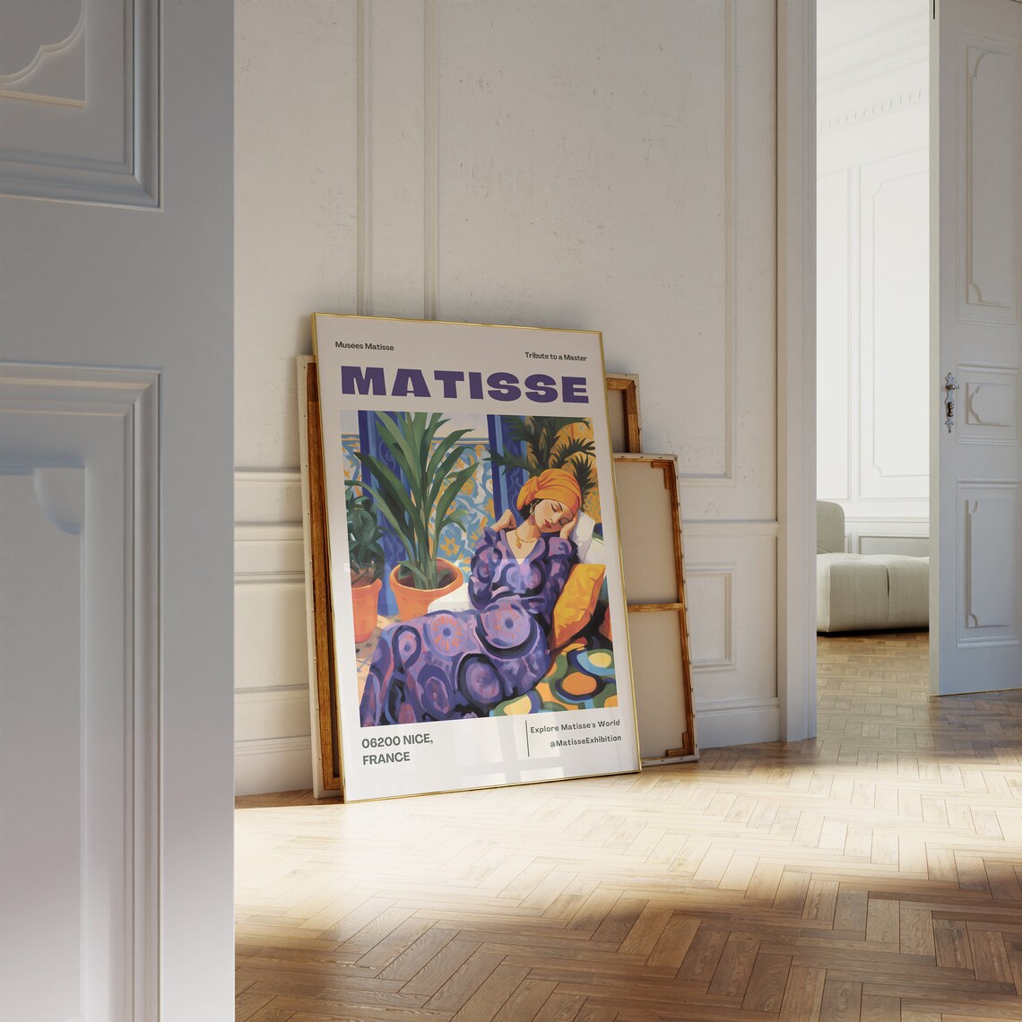 Henri Matisse Odalisque Reclining Woman Nice France Exhibition Poster - Image 3