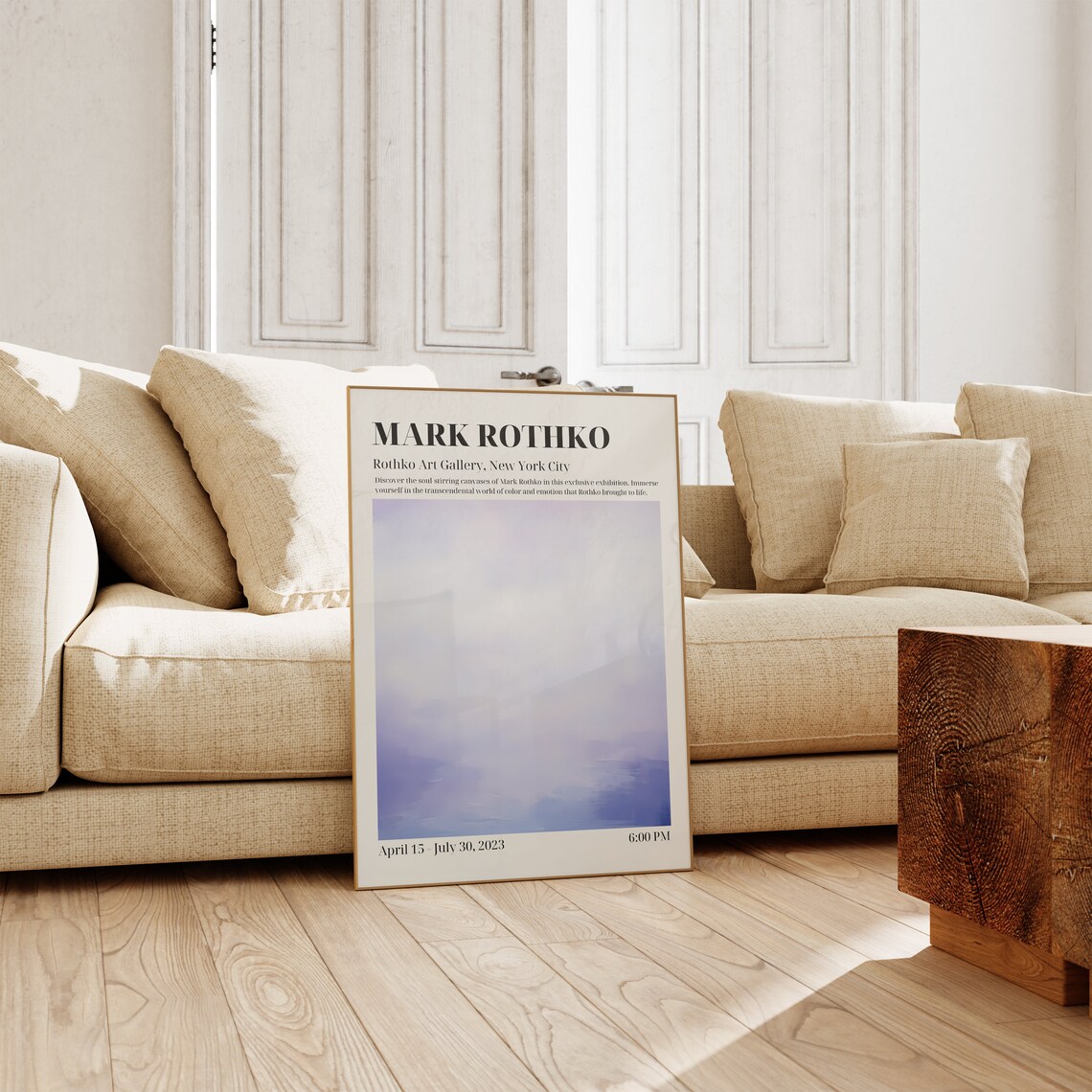 Mark Rothko Exhibition Poster, Living Room Art Print - Image 4
