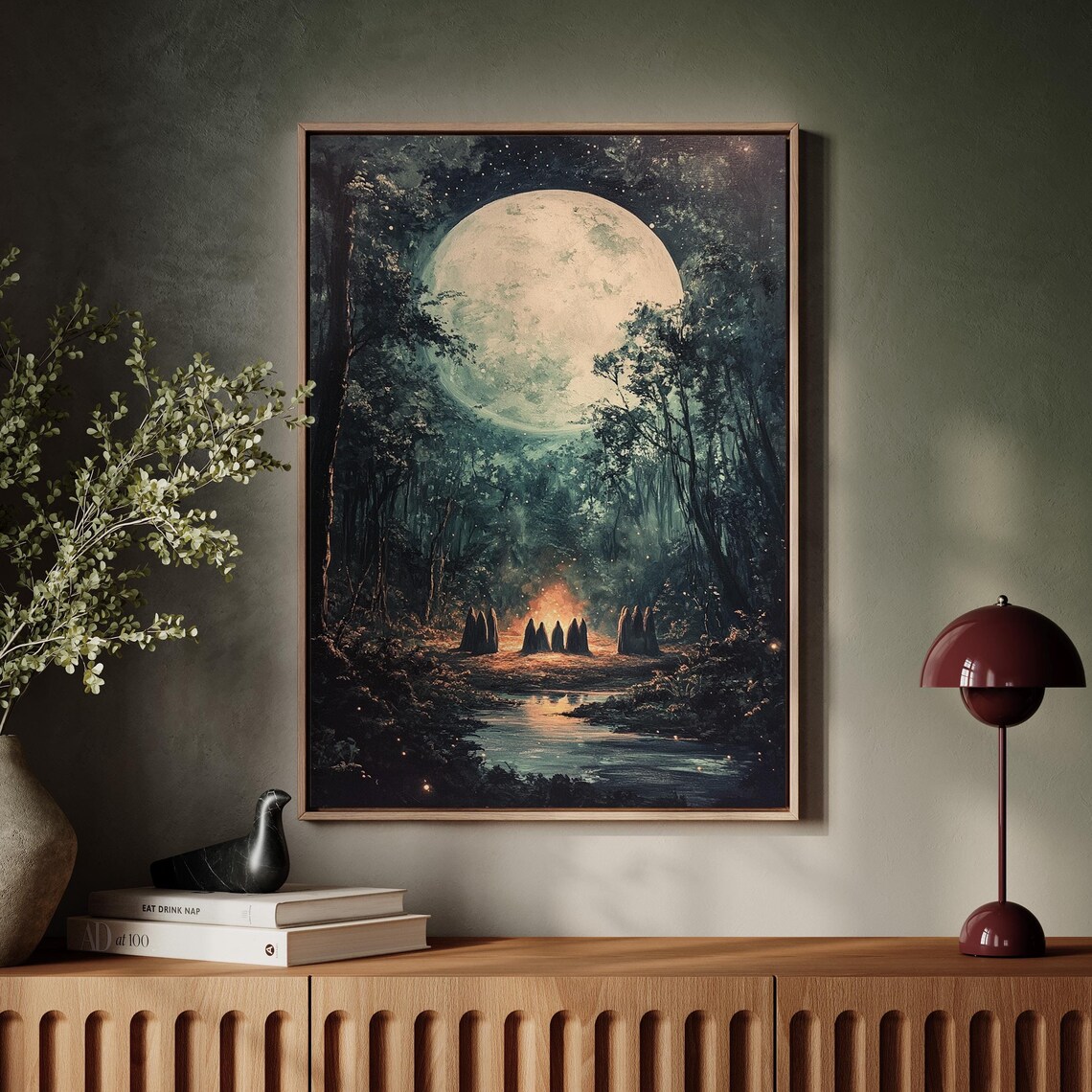 Enchanting Forest Moonlight, Witchy Woodland Magic