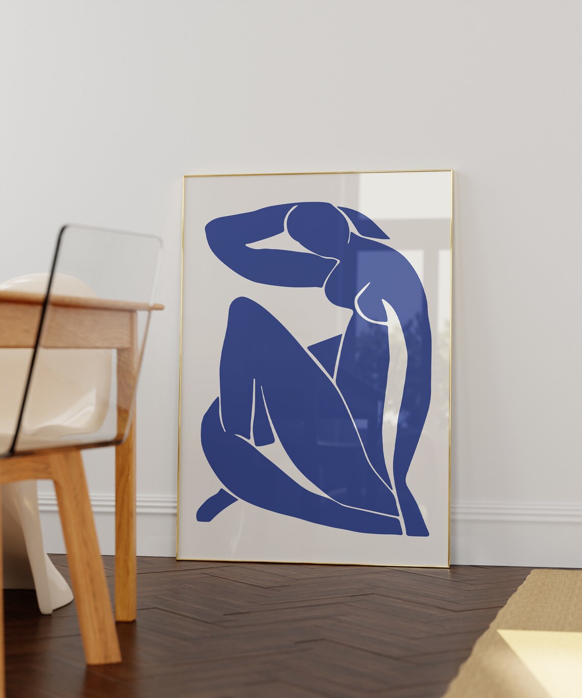 Henri Matisse Nude Woman Line Art Poster - Image 2